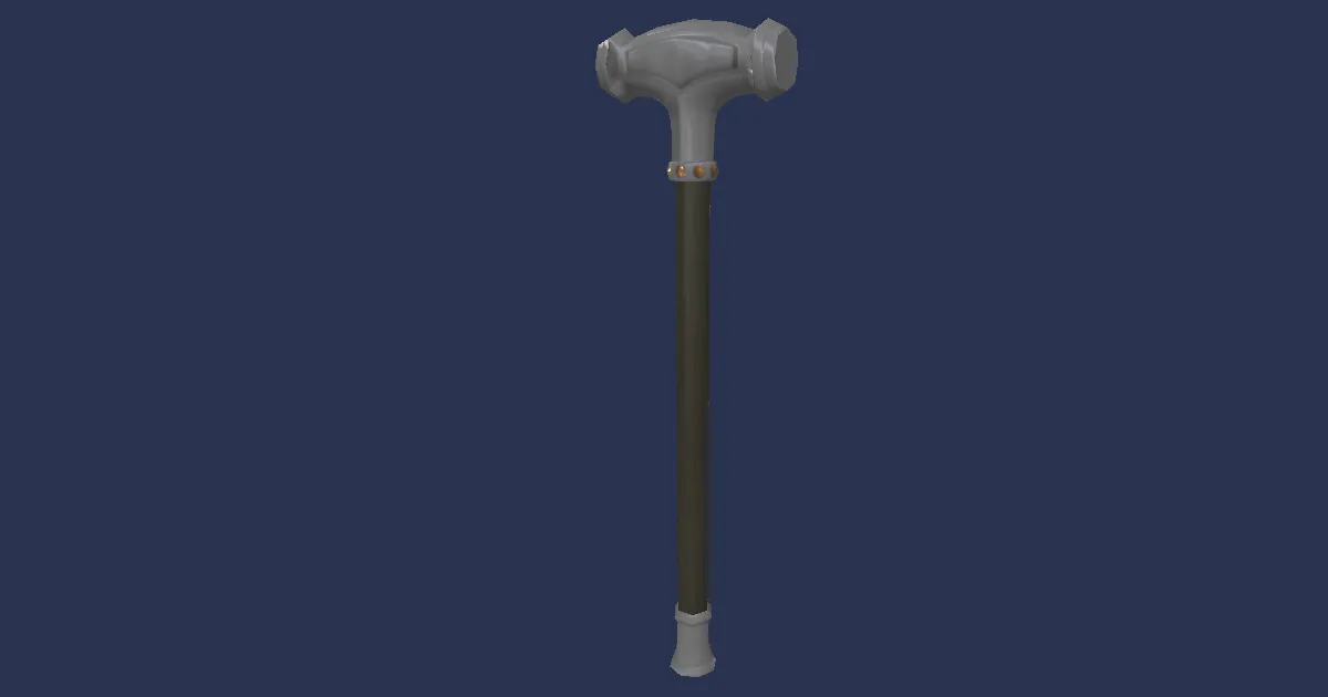 Manganese Sledgehammer - 3D render