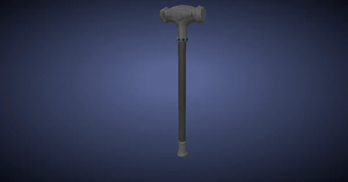 Doman Iron Sledgehammer - 3D render