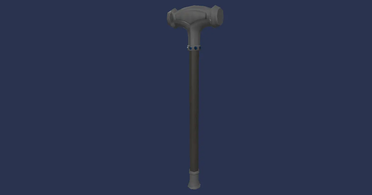 Doman Iron Sledgehammer - 3D render