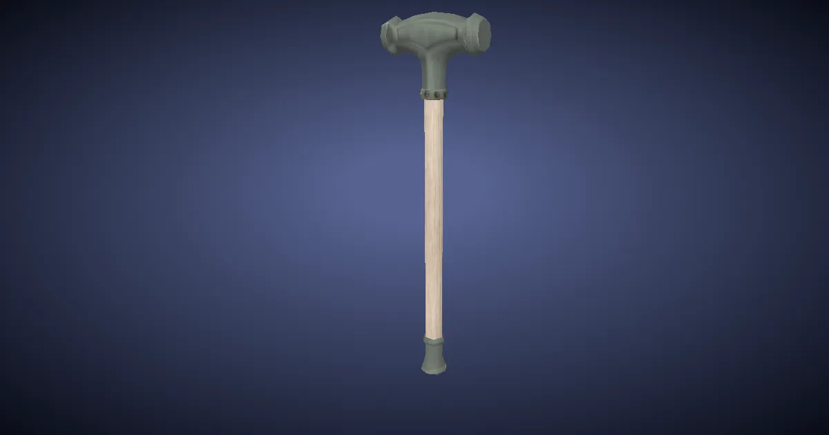 Bluespirit Sledgehammer - 3D render