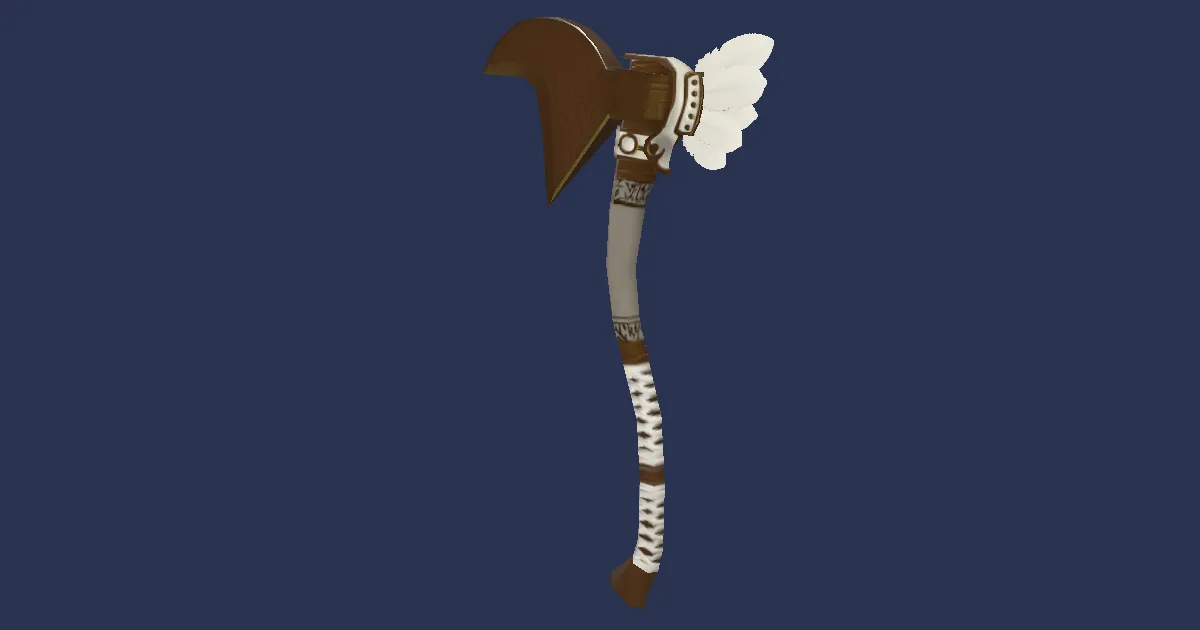 Rendu 3D de Hache de virtuose