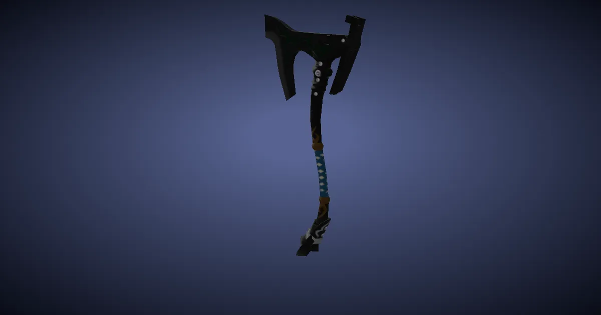 Adamantite Hatchet - 3D render