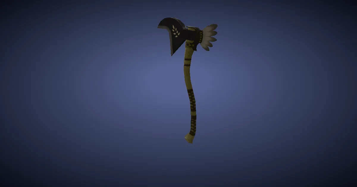 Doman Steel Hatchet - 3D render