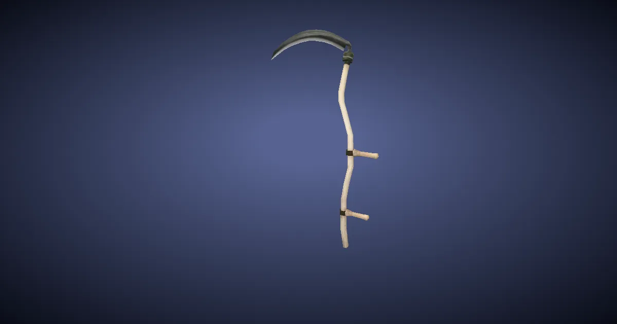 Bluespirit Scythe - 3D render