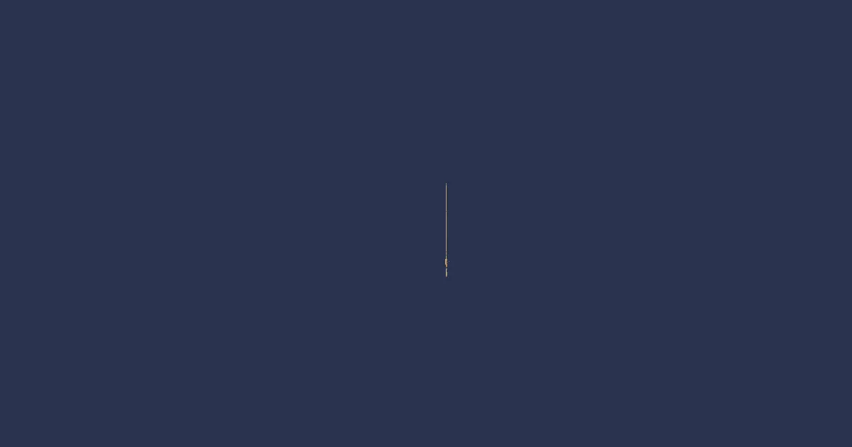 Initiate's Fishing Rod - 3D render