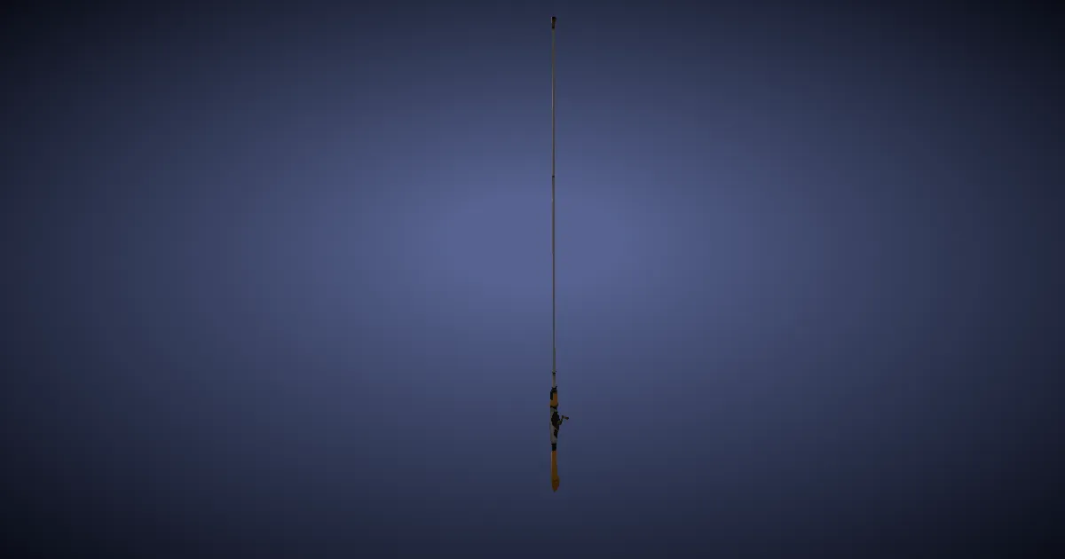 Rendu 3D de Canne à pêche des Forges