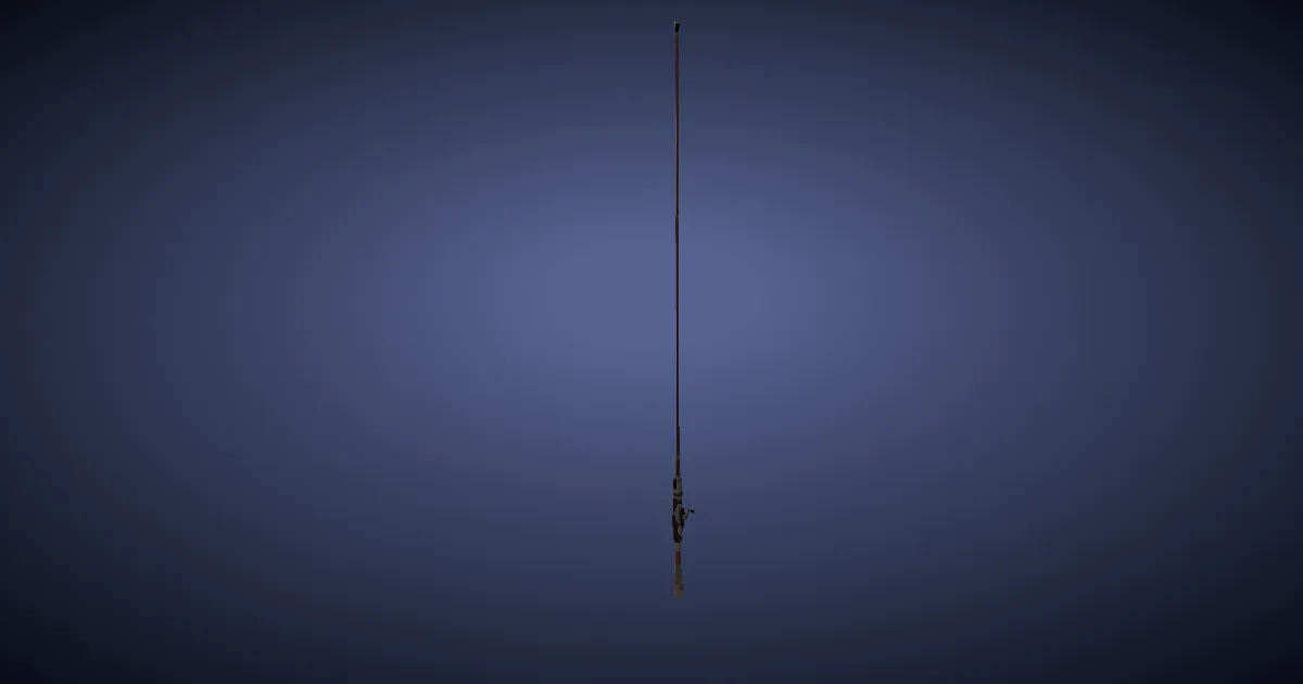 3D-Ansicht von Geheiligte Kastanienangelrute