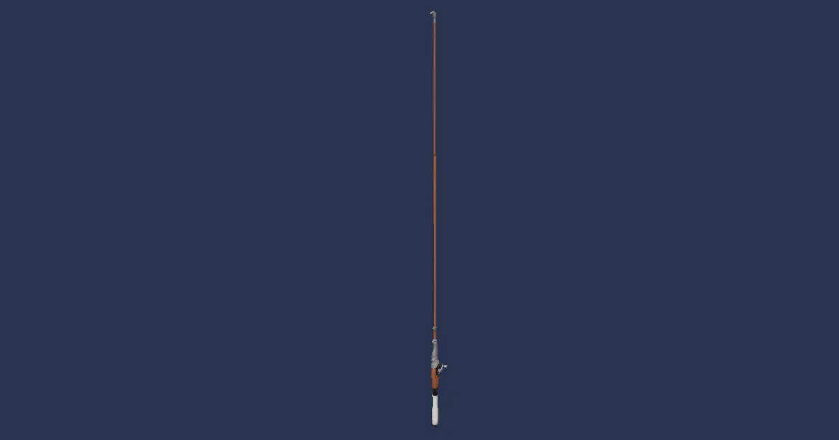 Forager's Fishing Rod - 3D render