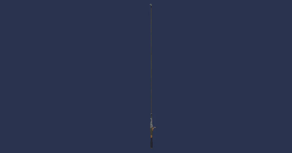 Muudhorn Fishing Rod - 3D render
