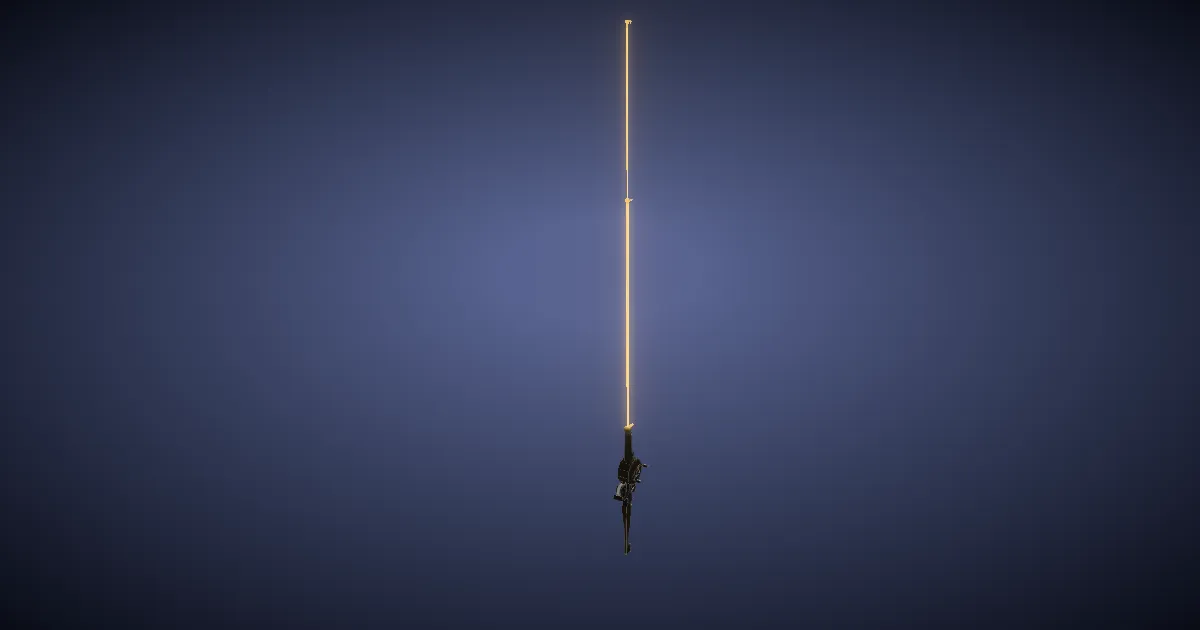 3D-Ansicht von Gesegnete Angler-Angelrute