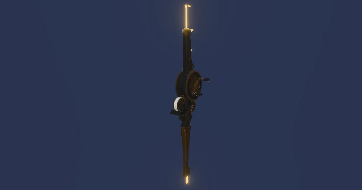 3D-Ansicht von Gesegnete Angler-Angelrute