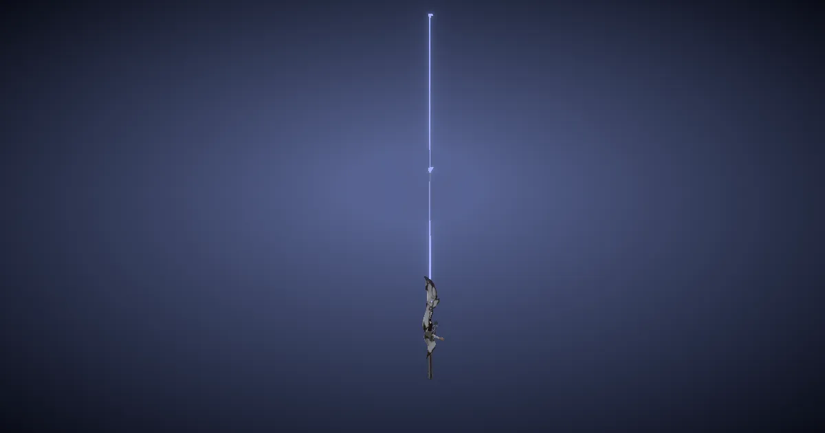 Blessed Tackleking's Rod - 3D render
