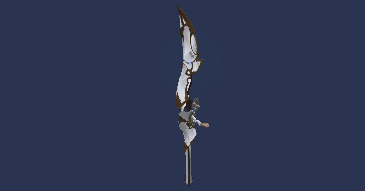 Blessed Tackleking's Rod - 3D render