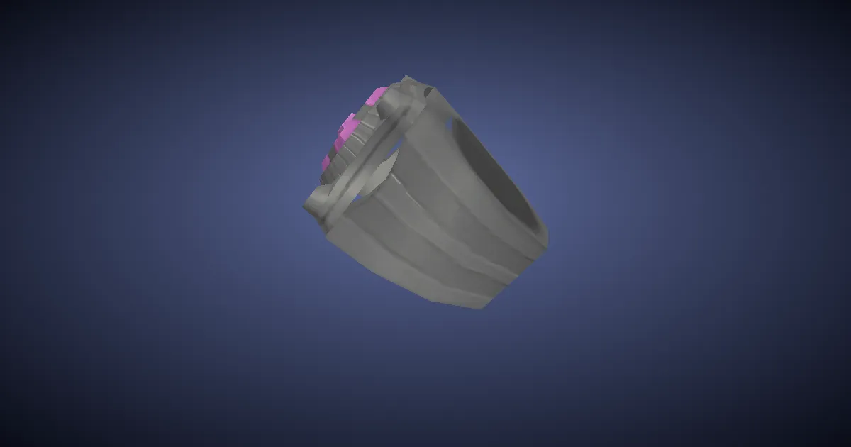 Rendu 3D de Bracelet de fluorines