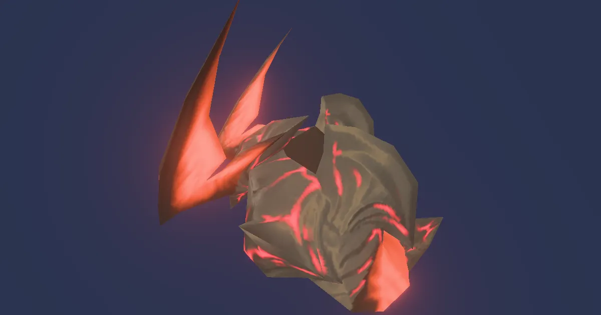3D-Ansicht von Weißgold-Amulett des Zielens