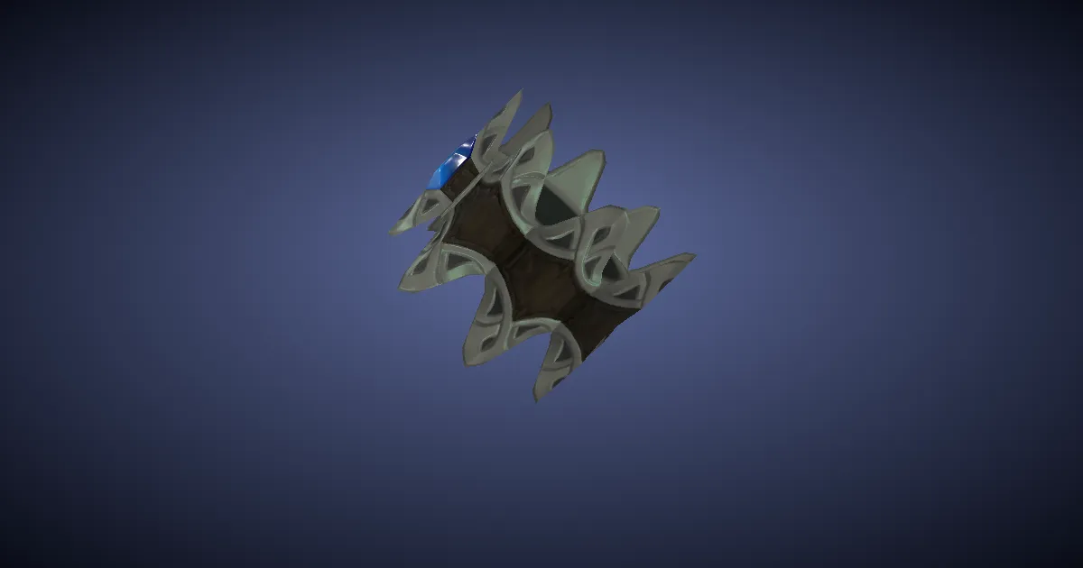 Azurite Bracelet of Slaying - 3D render