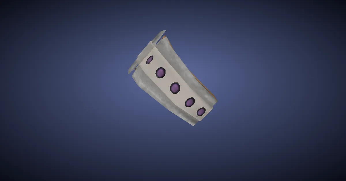 Loboskin Amulet of Healing - 3D render