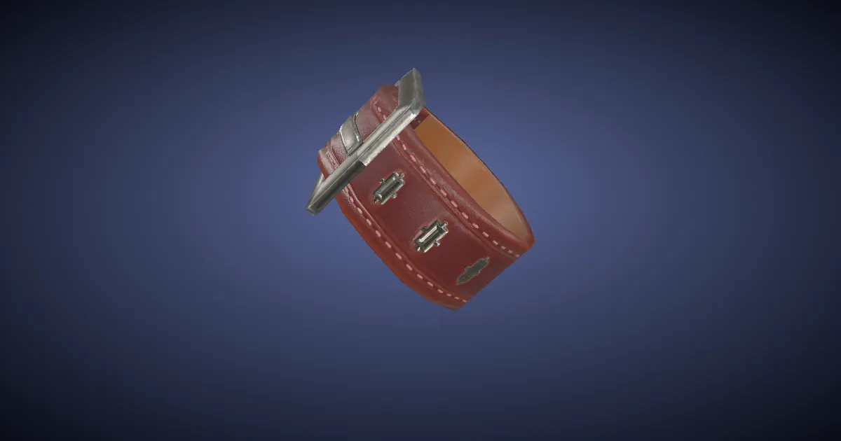 Historia Wristband of Fending - 3D render