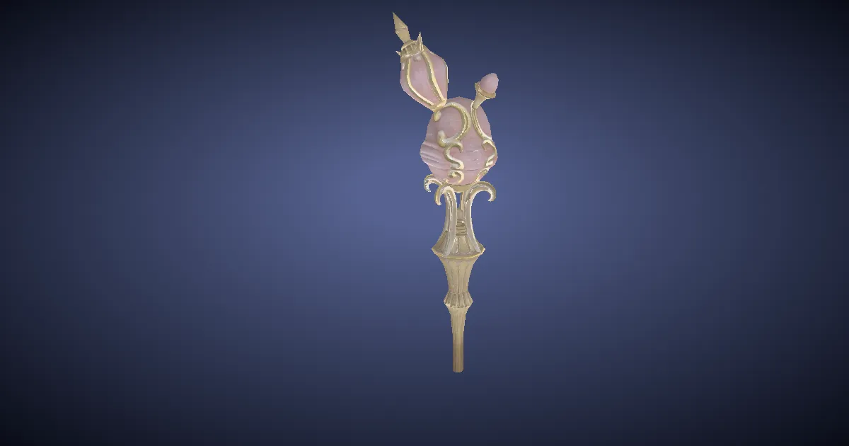 Sylphic Lamppost - 3D render