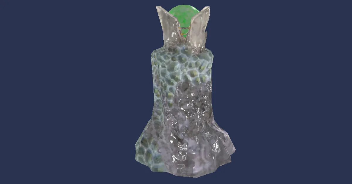 Sahagin Living Lamp - 3D render
