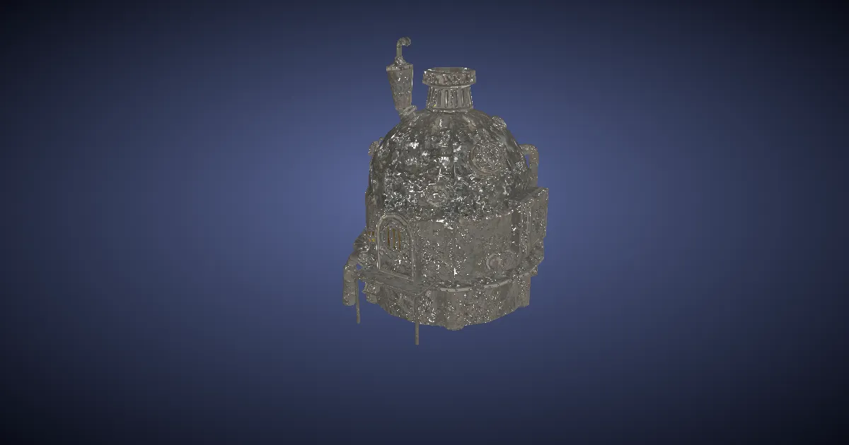 3D-Ansicht von Kobold-Schmelzofen