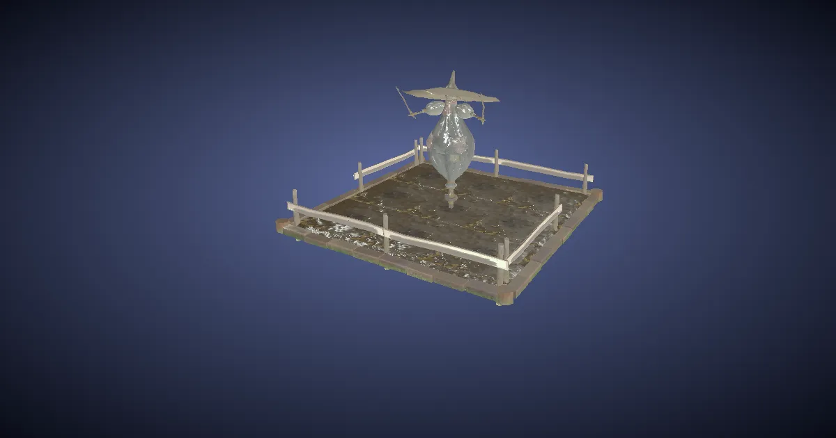 Deluxe Garden Patch - 3D render