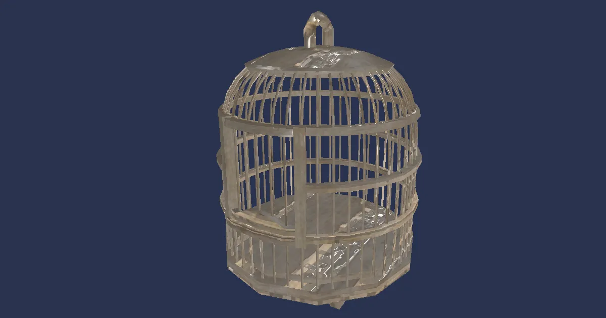 3D-Ansicht von Glühwürmchen-Lampe