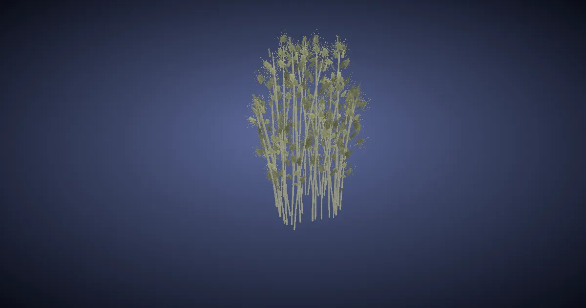 Bamboo Copse - 3D render