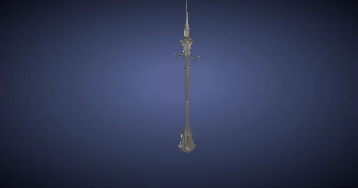 3D-Ansicht von Ishgarder Laternenmast