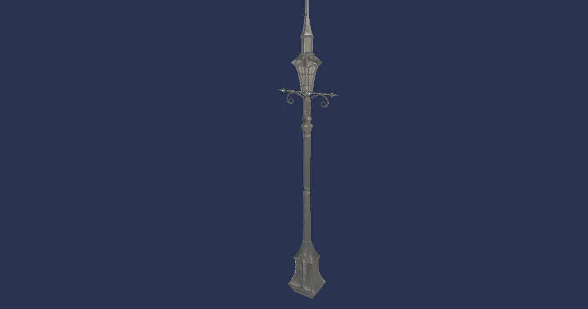 3D-Ansicht von Ishgarder Laternenmast