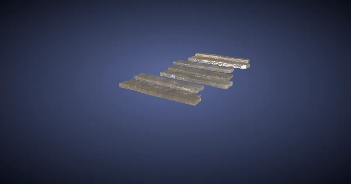 Railway Sleepers - 3D render