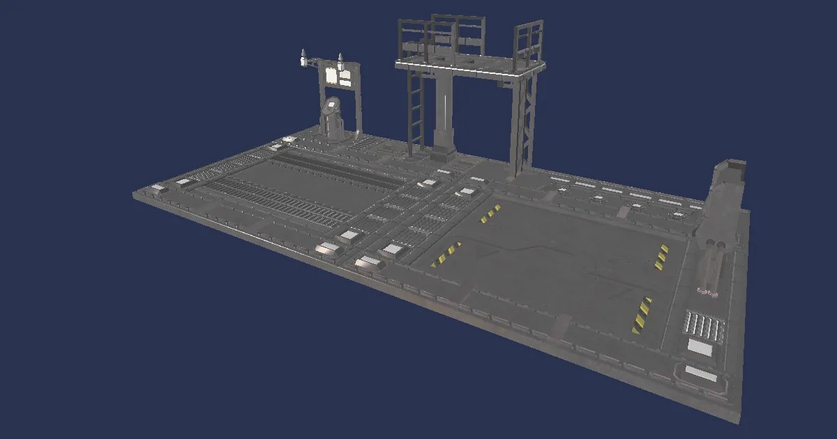 Imitation Magitek Repair Station (Floor Unit) - 3D render