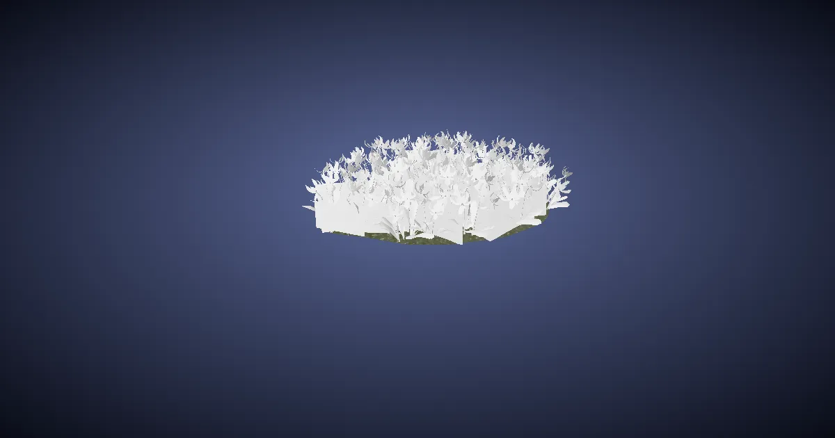 Rendu 3D de Parterre de fleurs de l'Ihuykatumu